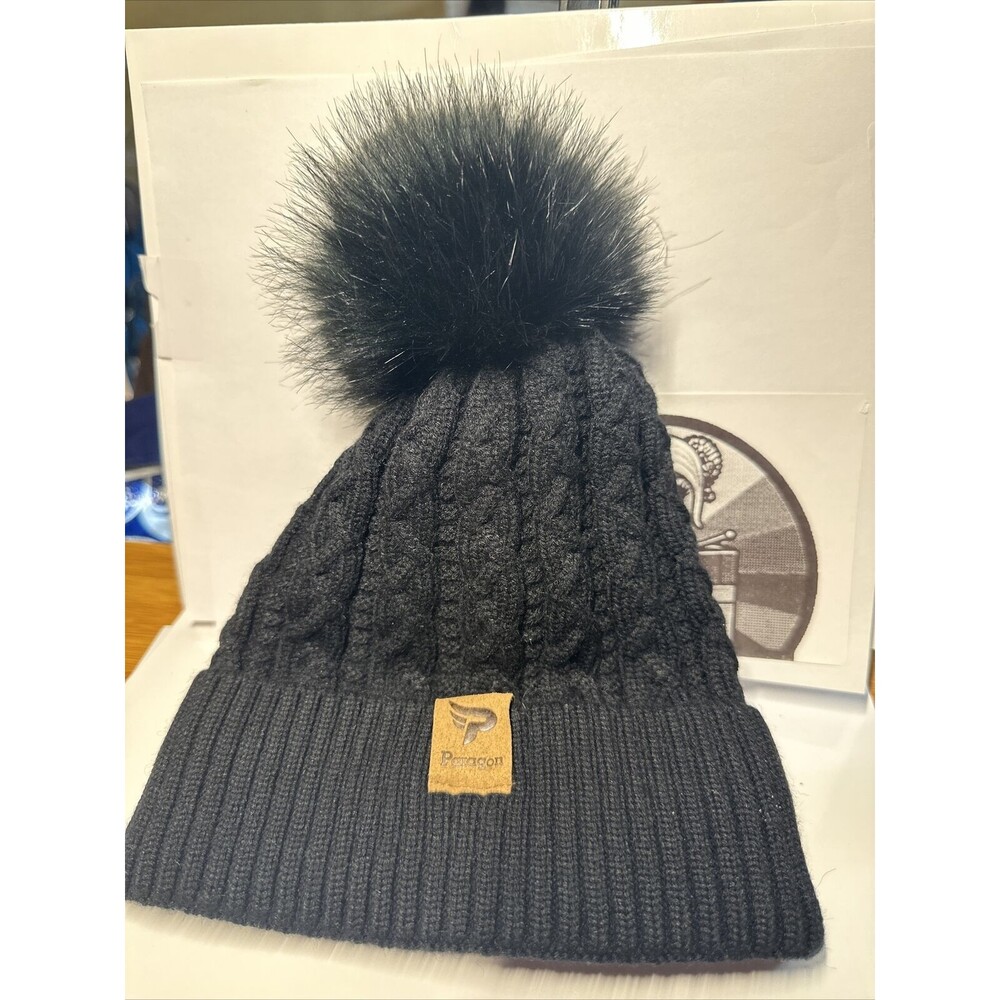 Paragon Men’s Women’s Beanie, Hat, Fuzzy Fur Inside, Warm Winter Hat Unisex